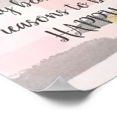 ES GIBT SO VIELE SCHÖNE GRÜNDE Zitat Poster (Ecke)