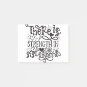 Es gibt Stärke in der Sexualität Post-it Klebezettel (Vorderseite)