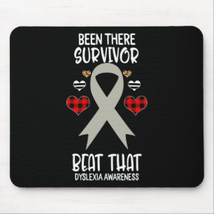 Es gibt Überlebende Beat dieser Dyslexie-Bewusstse Mousepad