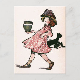 "Es gibt viele Schlupf....Vintage Darstellung Postkarte