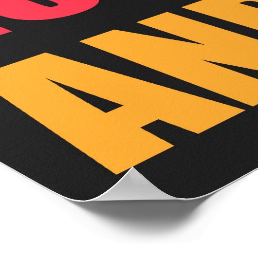 Es gibt wahrscheinlich keinen Gott. Poster (Ecke)