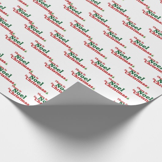 Es gibt Weihnachten in Weihnachten (Roman Bold V1) Geschenkpapier (Ecke)