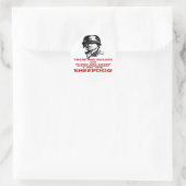 Es gibt Wölfe da sind Schafe, ich bin der Schafhun Runder Aufkleber (Tasche)