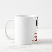 Es gibt Wölfe dort sind Schafe, die ich der Kaffeetasse (Links)