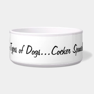 Es gibt zwei Arten Hunde… Napf