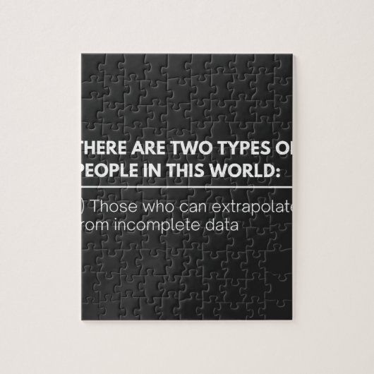 Es gibt zwei Arten von Menschen auf dieser Welt: Puzzle (Vertikal)