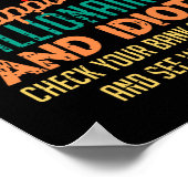 Es gibt zwei Arten von Trump-Unterstützern in Bill Poster (Ecke)