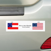 Es ging um die Freiheit von Steuerzeichen Autoaufkleber (Auf Auto)