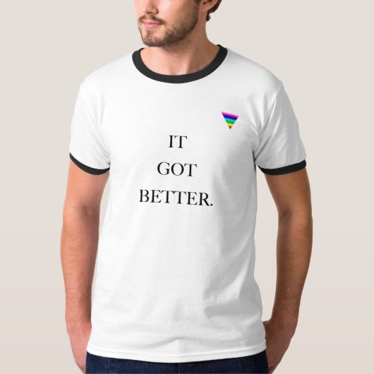 Es got besseren Hemd-Regenbogen T-Shirt (Vorderseite)