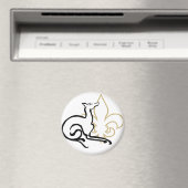 Es handelt sich um ein Grauflächenlogo - 2 Magnet (In Situ (Geschirrspüler))