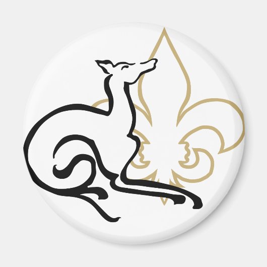 Es handelt sich um ein Grauflächenlogo - 2 Magnet (Vorne)