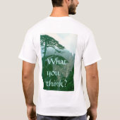 es hängt ab T-Shirt (Rückseite)