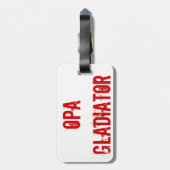 Es hat behandelt! Skandal-Gepäckanhänger Gepäckanhänger (Rückseite vertikal)