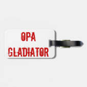 Es hat behandelt! Skandal-Gepäckanhänger Gepäckanhänger (Rückseite horizontal)