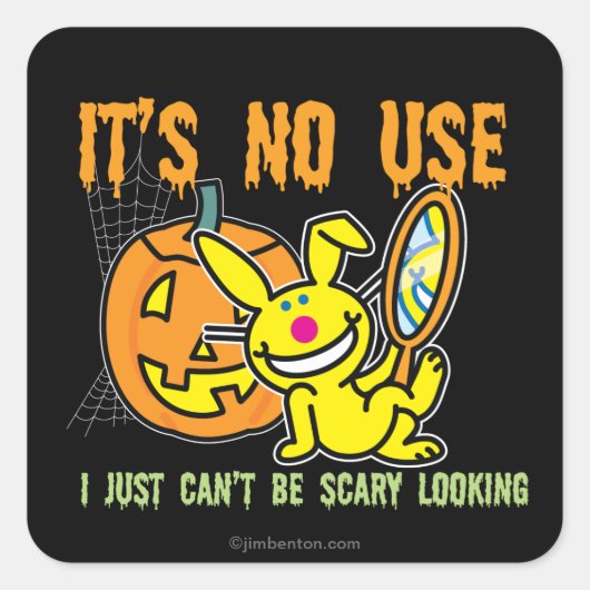 Es hat keinen Zweck Quadratischer Aufkleber (Vorderseite)