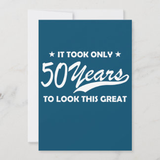 Es hat nur 50 Jahre gedauert, um das zu sehen Einladung