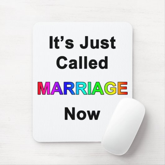 Es heißt gerade Ehe Mousepad (Mit Mouse)
