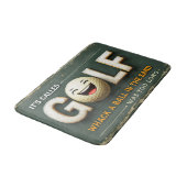 Es heißt Golf Funny Bad Dekor Badematte (Schrägansicht)