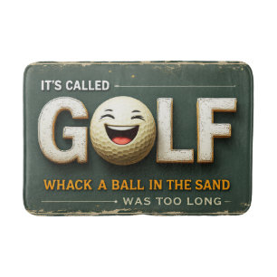 Es heißt Golf Funny Bad Dekor Badematte
