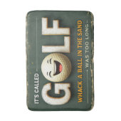 Es heißt Golf Funny Bad Dekor Badematte (Vorderseite Vertikal)