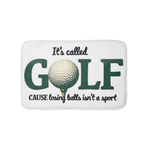 Es heißt Golf Funny Bad Dekor Badematte