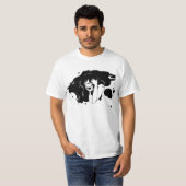 Es heraus gelassen T - Shirt (Vorne ganz)