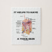 Es hilft, eine starke Haut (Anatomie-Spaß) zu Puzzle (Vertikal)