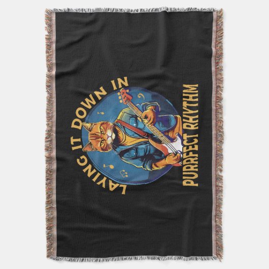 Es im puristischen Rhythmus ablegen Decke (Vorderseite Vertikal)