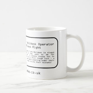 ES Informationsstellen-Regeln Kaffeetasse