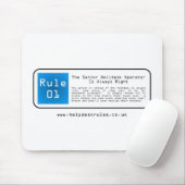 ES Informationsstellen-Regeln Mousepad (Mit Mouse)