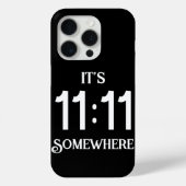 Es ist 11:11 Irgendwo Zahlenmanifestingnummer Case-Mate iPhone Hülle (Rückseite)