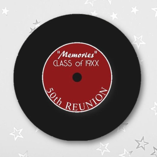 Es ist 50 Jahre her! Wiedersehen-Untersetzer Runder Pappuntersetzer