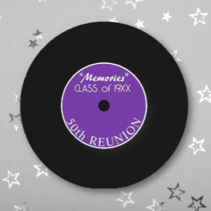 Es ist 50 Jahre her! Wiedersehen-Untersetzer Runder Pappuntersetzer