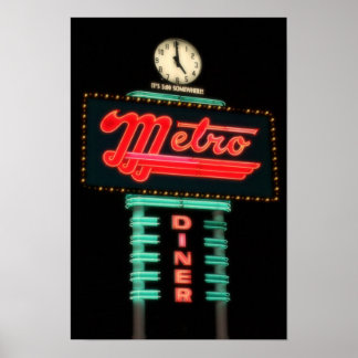 Es ist 5:00 Irgendwo... Foto von Derrick W. Black Poster