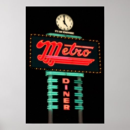 Es ist 5:00 Irgendwo... Foto von Derrick W. Black Poster (Vorne)