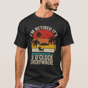 Es ist 5 O Uhr Überall bin ich müde Sommerresidenz T-Shirt