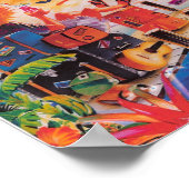 es ist 5 Uhr irgendwo jimmy büffetpapagei Poster (Ecke)