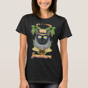 Es ist 5 Uhr Irgendwo trinken Maine Coon Cat T-Shirt