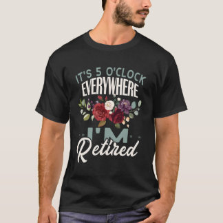 Es ist 5 Uhr überall bin ich müde Blumenhändler T-Shirt