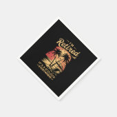 Es ist 5 Uhr Überall bin ich müde Sommer Serviette (Ecke)