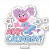 Es ist Abby Cadabby! Aufkleber (Vorderseite)