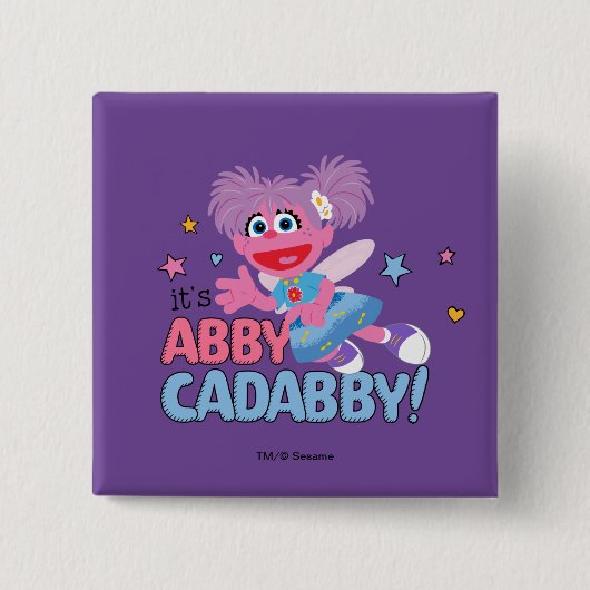 Es ist Abby Cadabby! Button (Vorderseite)