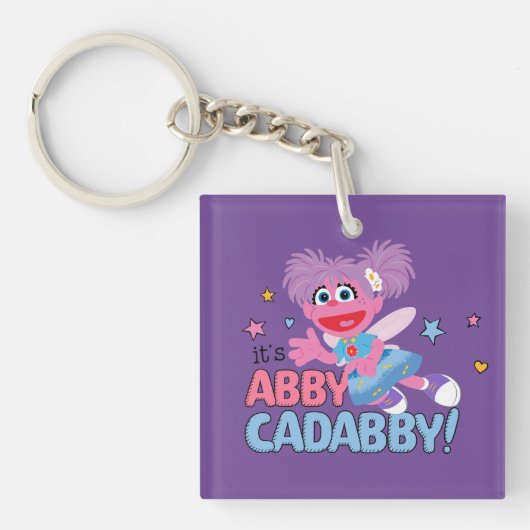 Es ist Abby Cadabby! Schlüsselanhänger (Vorderseite)