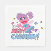 Es ist Abby Cadabby! Serviette (Vorderseite)