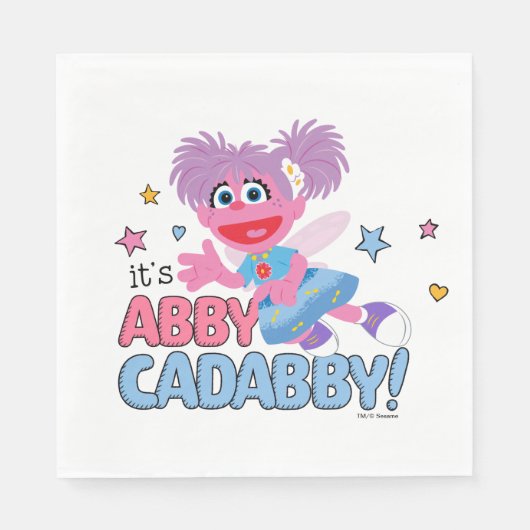 Es ist Abby Cadabby! Serviette (Vorderseite)