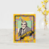 Es ist Abe Vigodas Geburtstag! Karte (Gelbe Blume)