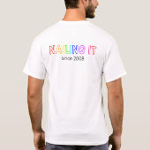 Es ist All Sunshine & Rainbows T - Shirt (Rückseite)