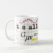 Es ist alle relative Relativitäts-Tasse Kaffeetasse (Links)