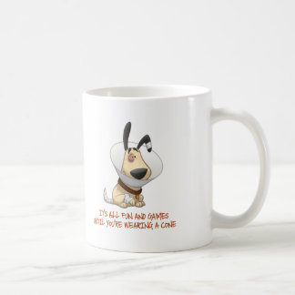Es ist aller Spaß und Spiele, bis Sie einen Kegel Kaffeetasse
