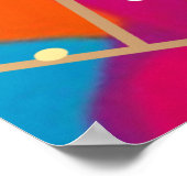 Es ist alles Abstrakt verbunden Poster (Ecke)